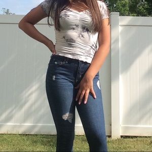 aeropostale high waisted jeggings